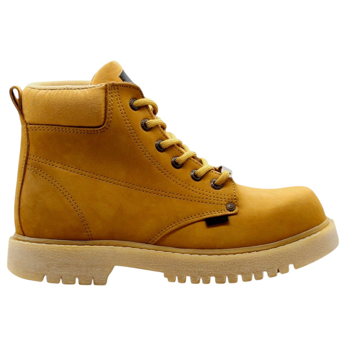 Botas Industriales Exterior Piel Vegana Color Amarillo Para Hombre De Rbcollection