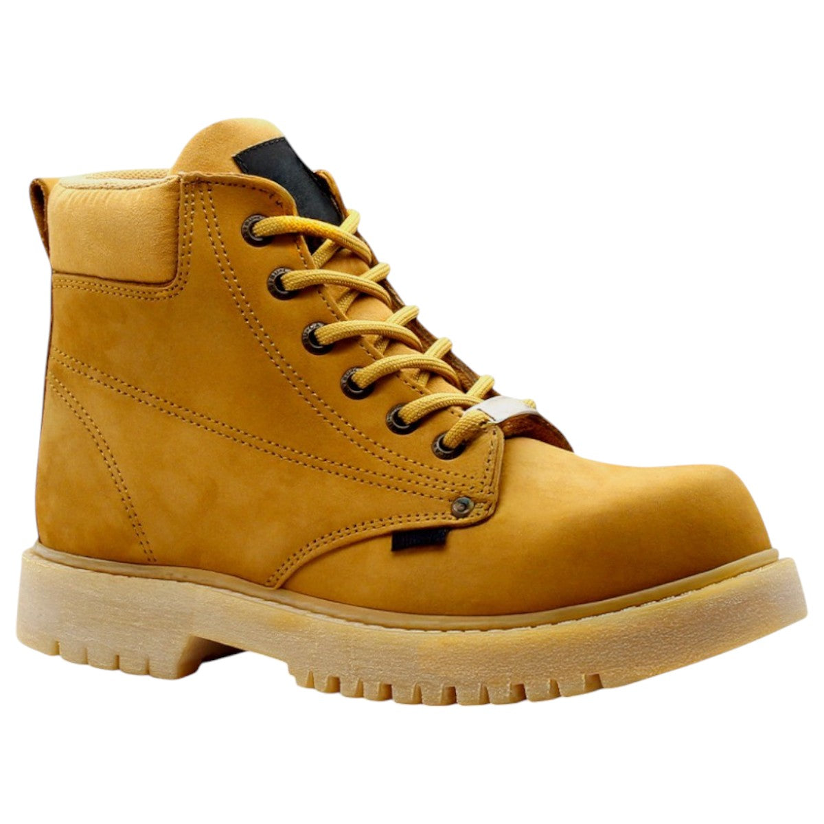 Foto 3 pulgar | Botas Industriales Exterior Piel Vegana Color Amarillo Para Hombre De Rbcollection
