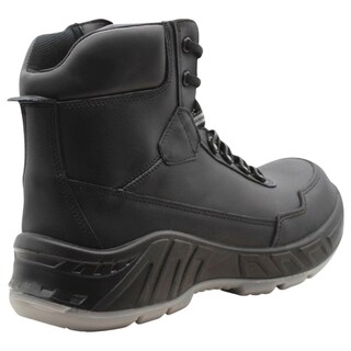 Foto 3 | Botas Industriales Exterior Piel Color Negro Para Hombre De Rbmove