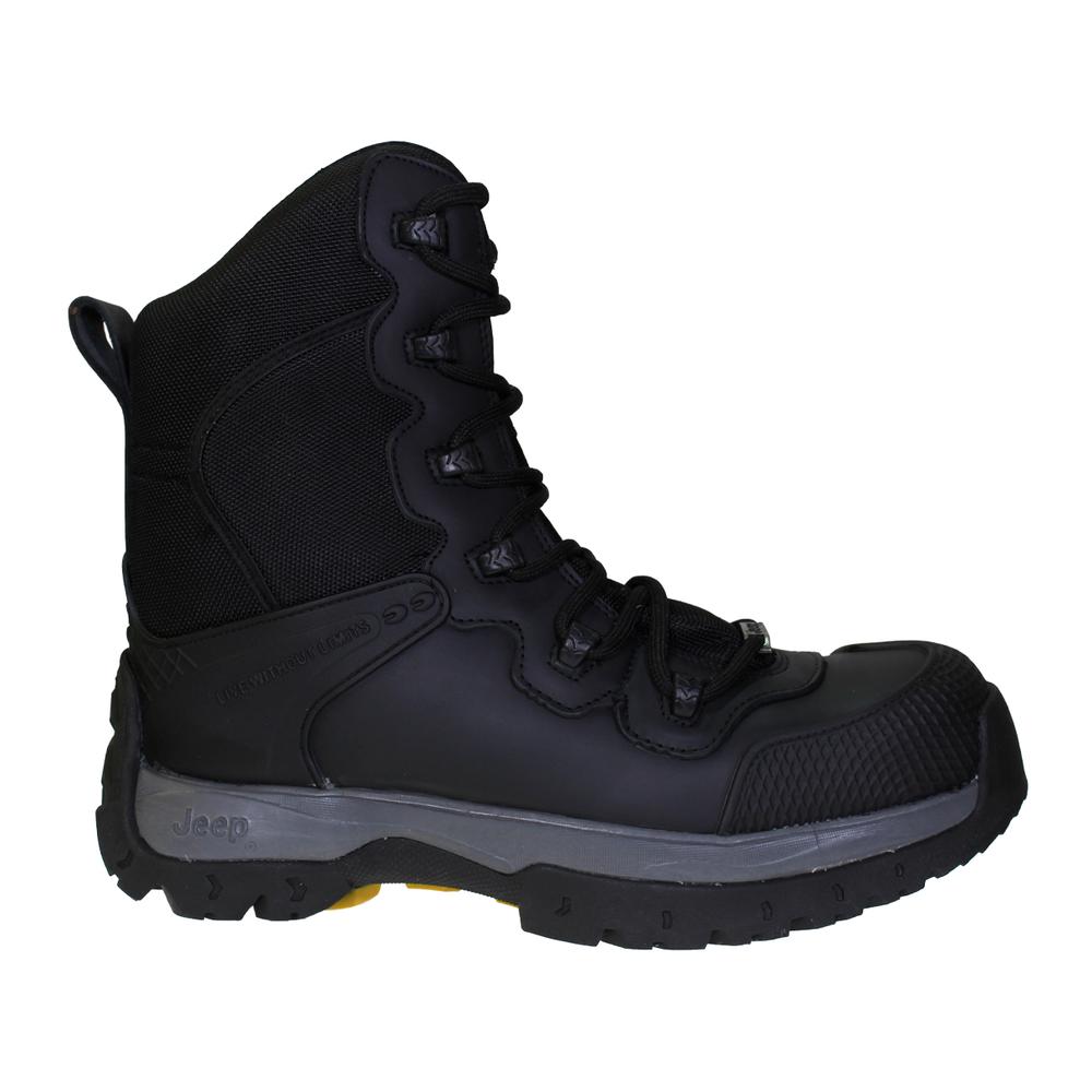 Foto 2 pulgar | Botas Hombre Industrales Jeep Resistentes Durables Trabajo Casquillo Negro