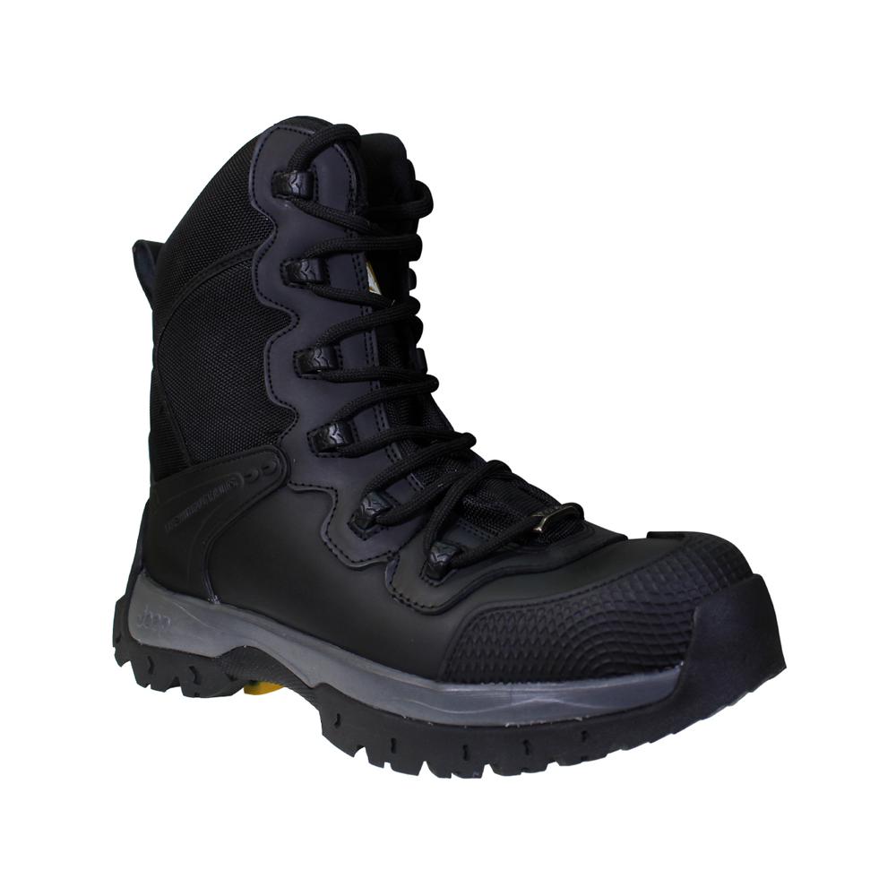 Foto 4 pulgar | Botas Hombre Industrales Jeep Resistentes Durables Trabajo Casquillo Negro
