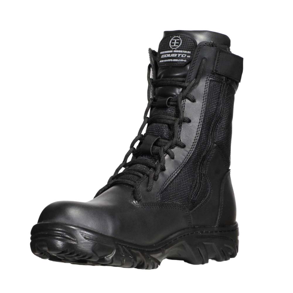 Foto 6 | Botas Edubto 105 Negro Tacticas Piel