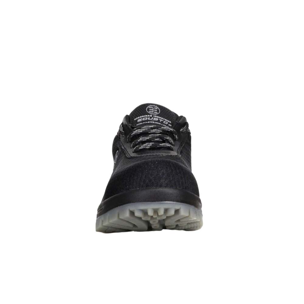 Foto 8 pulgar | Tenis Edubto 895 Gris Negro Gris Dielectrico