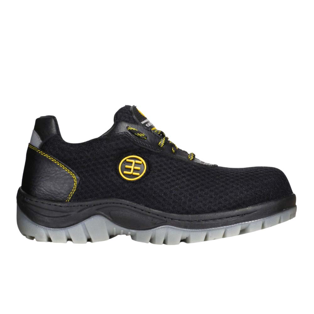 Foto 3 pulgar | Tenis Edubto 895 Gris Negro Amarillo Dielectrico