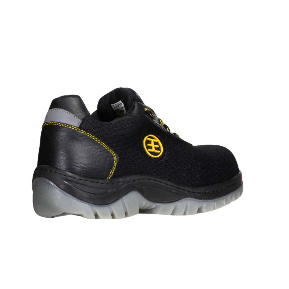 Foto 4 pulgar | Tenis Edubto 895 Gris Negro Amarillo Dielectrico