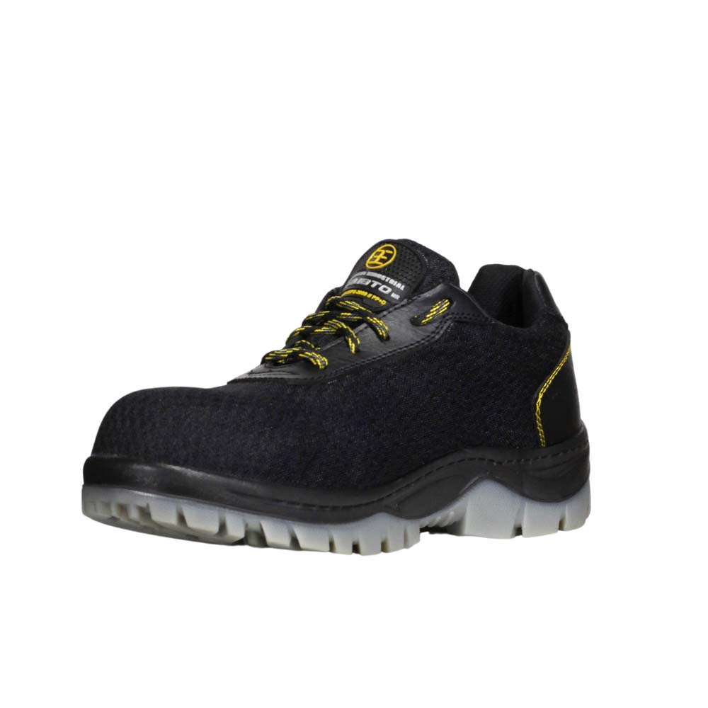 Foto 7 pulgar | Tenis Edubto 895 Gris Negro Amarillo Dielectrico