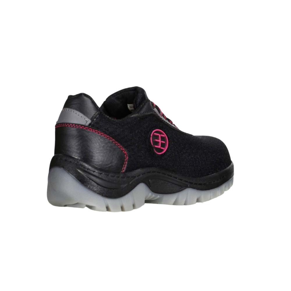 Foto 4 pulgar | Tenis Edubto 895 Gris Negro Fiusha Dielectrico