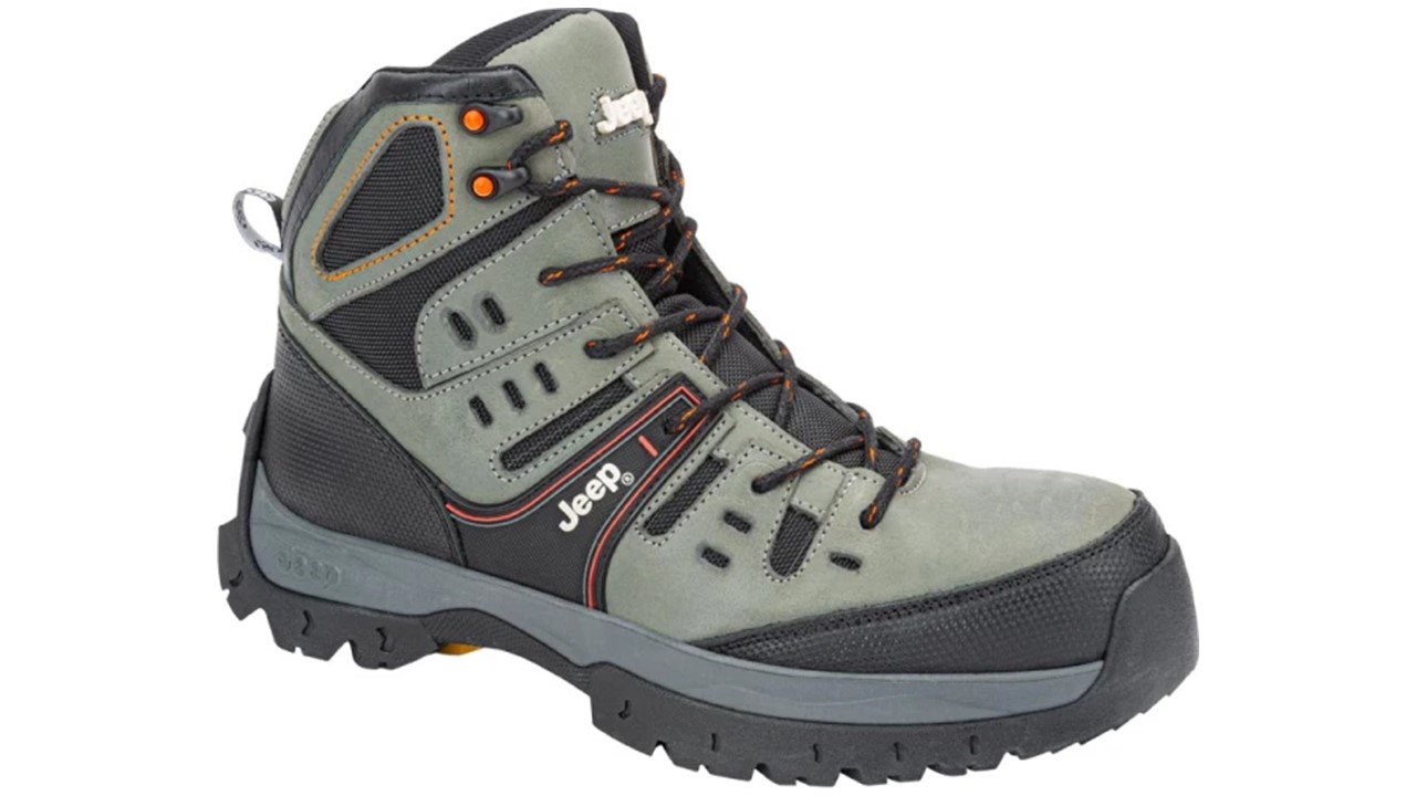 Foto 2 pulgar | Bota Industrial Jeep 3571 Gris Casquillo