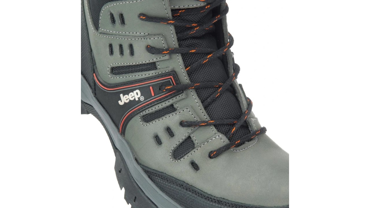 Foto 5 pulgar | Bota Industrial Jeep 3571 Gris Casquillo