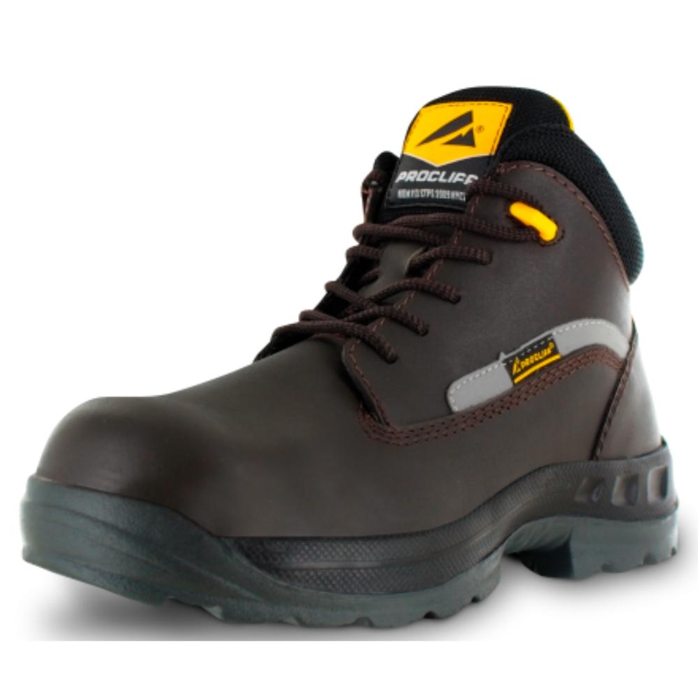 Foto 2 pulgar | Zapato Industrial Cafe #6 Proteccion Dielectrico Cliff 330 Cafe