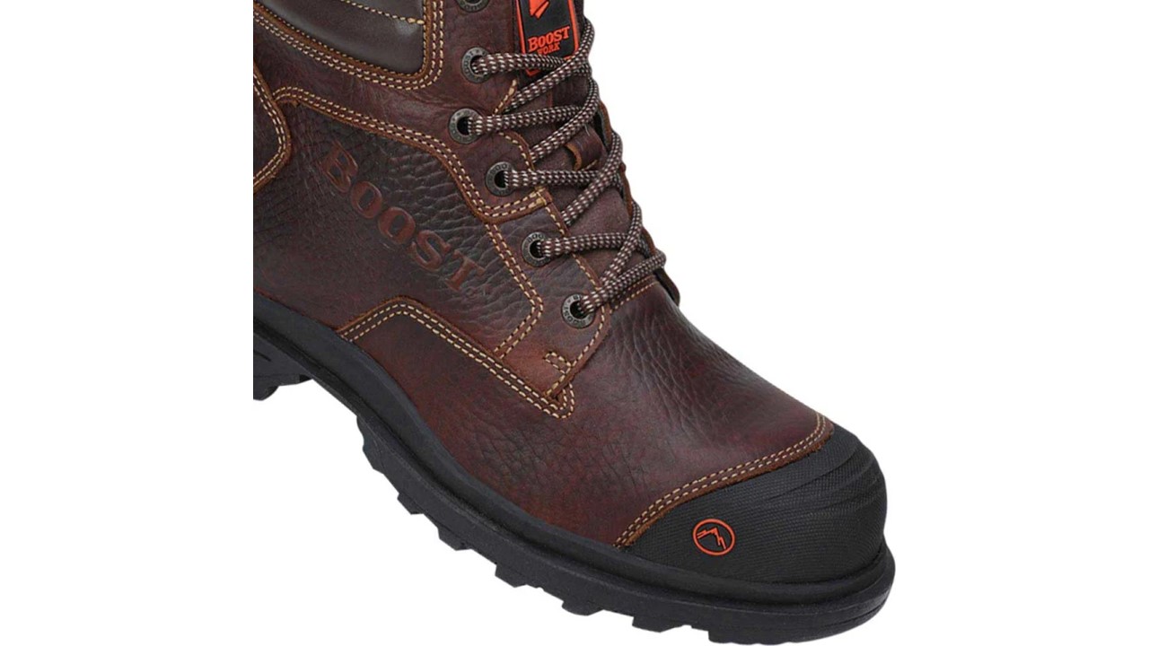 Foto 5 pulgar | Bota Industrial Boost 401 Cafe Casco De Acero