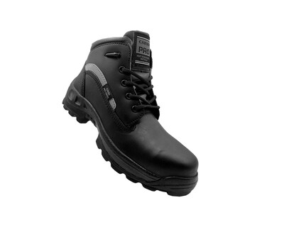 Foto 3 | Bota Caribu Pro Series 970 De Seguridad De Piel Negra, Suela Resistente