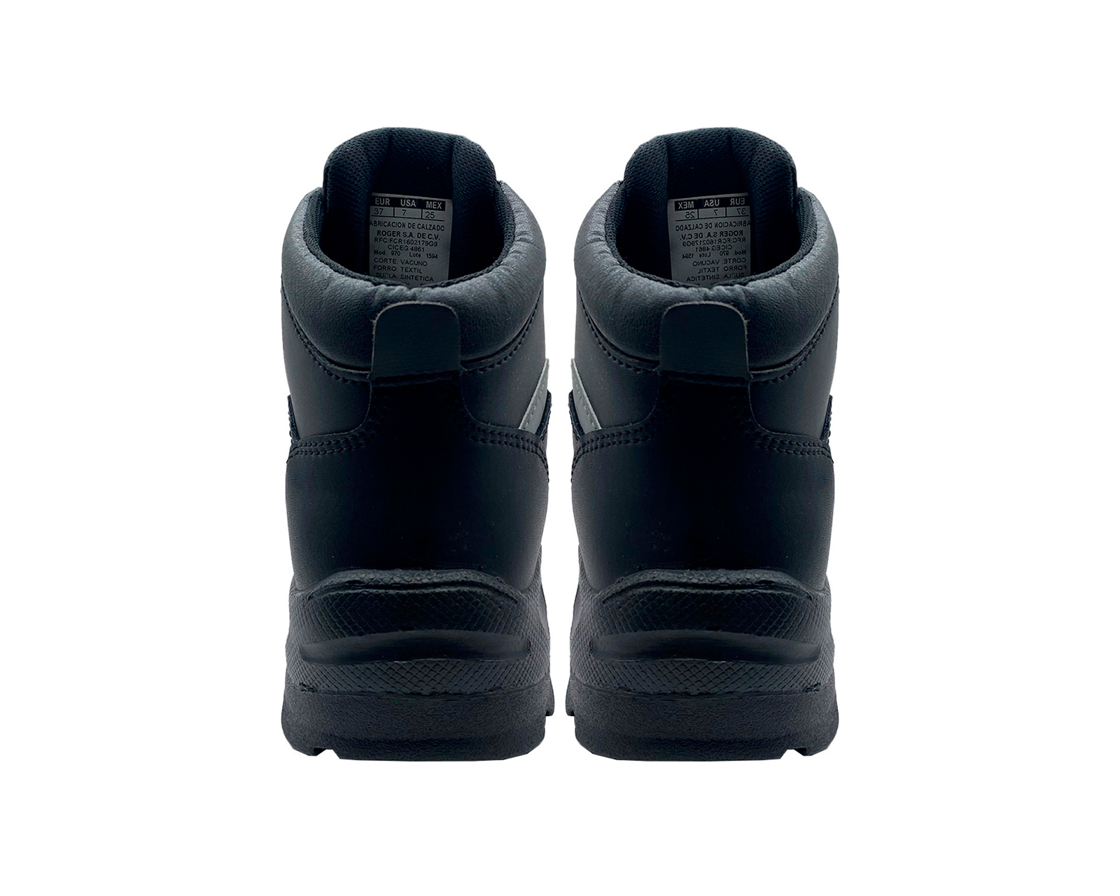Foto 8 pulgar | Bota Caribu Pro Series 970 De Seguridad De Piel Negra, Suela Resistente