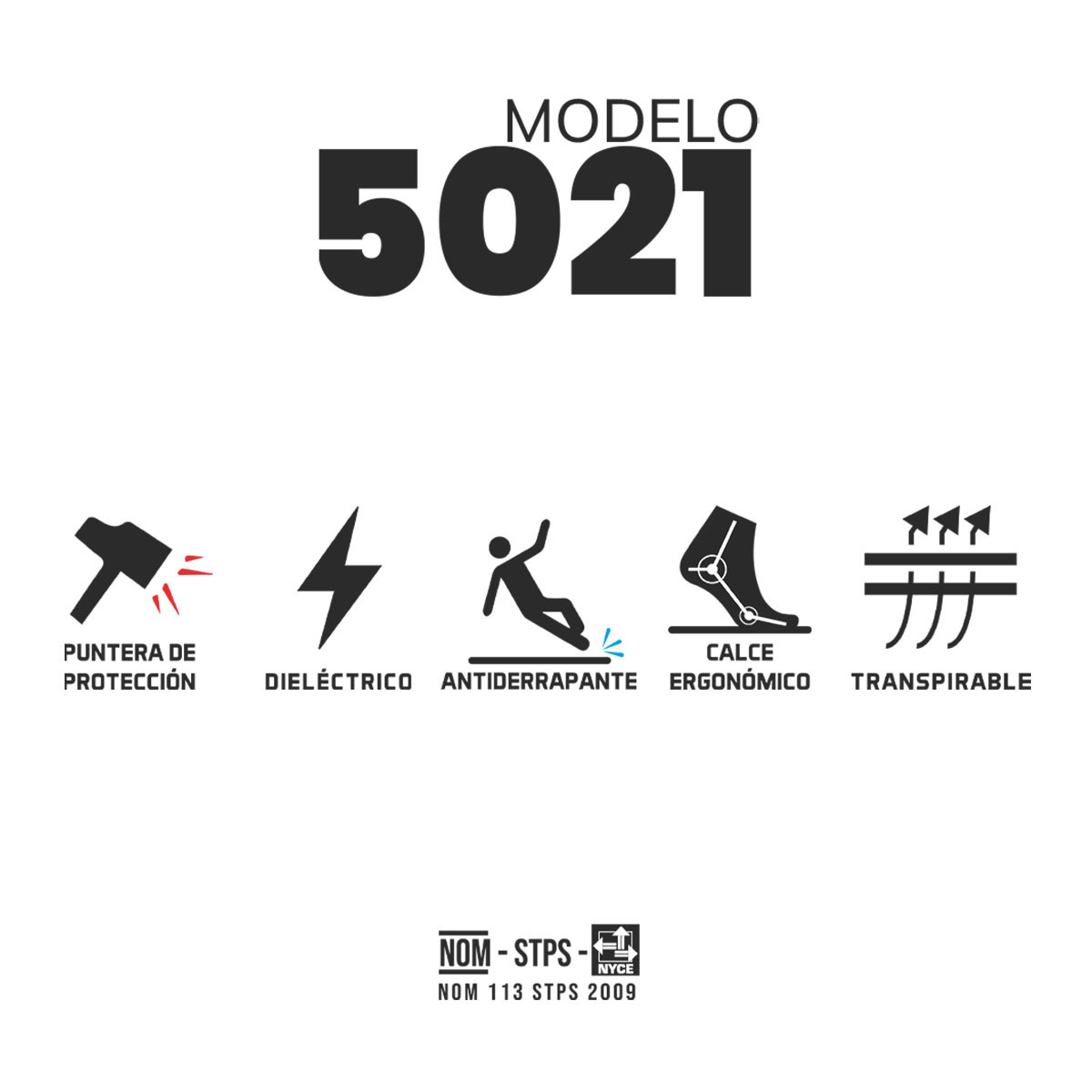 Foto 9 pulgar | Bota Seguridad Hombre Armada 5021 Dieléctrica Con Casquillo