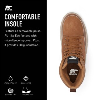 Foto 4 | Bota Sorel Explorer Lll Waterproof Para Hombre Velvet Tan 10us - Venta Internacional.