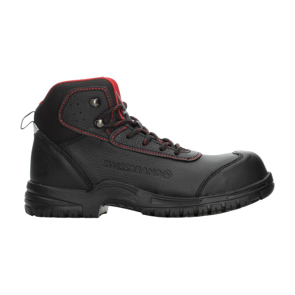 Foto 2 pulgar | Bota Industrial Swiss Brand Negro Para Hombre [sws22] Negro