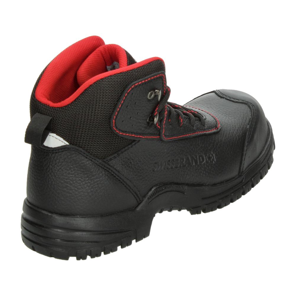 Foto 3 | Bota Industrial Swiss Brand Negro Para Hombre [sws22] Negro