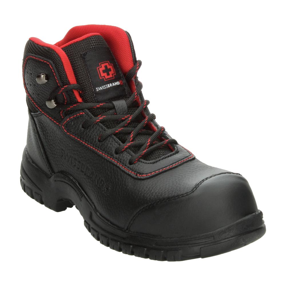 Foto 5 pulgar | Bota Industrial Swiss Brand Negro Para Hombre [sws22] Negro
