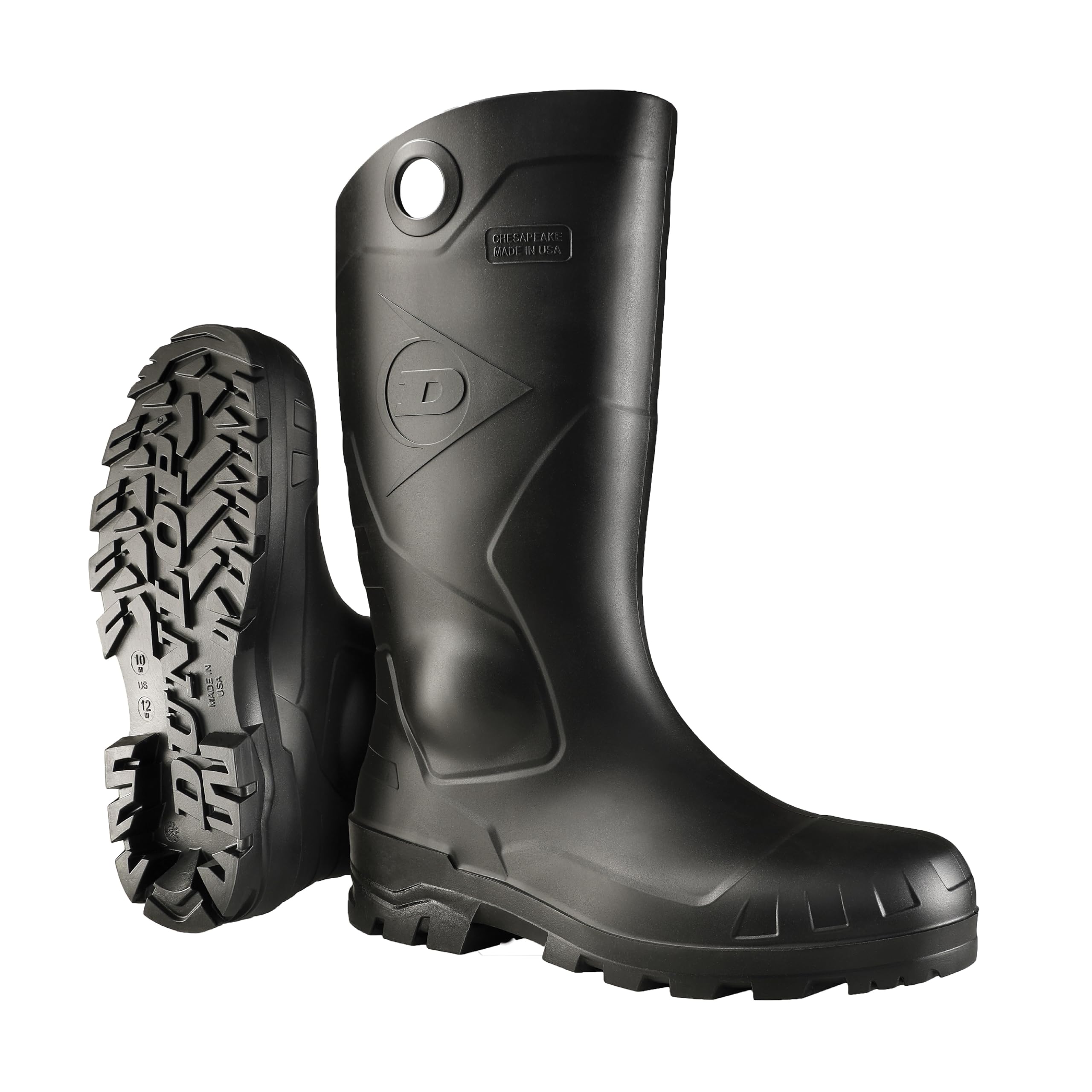 Foto 2 pulgar | Calzado De Protección Dunlop Chesapeake Negro 100% Impermeable - Venta Internacional.