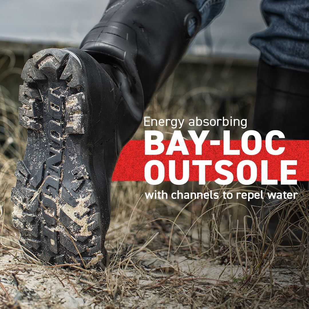Foto 4 | Calzado De Protección Dunlop Chesapeake Negro 100% Impermeable - Venta Internacional.