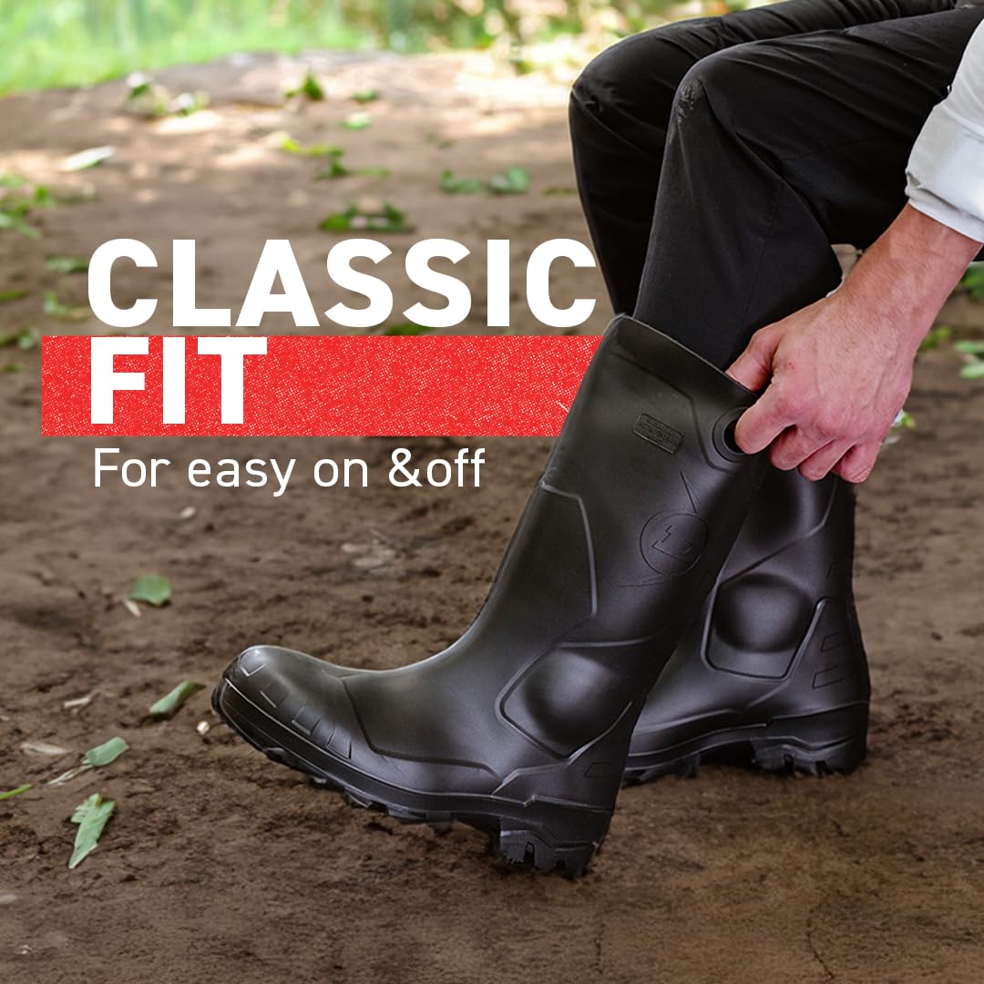 Foto 6 pulgar | Calzado De Protección Dunlop Chesapeake Negro 100% Impermeable - Venta Internacional.