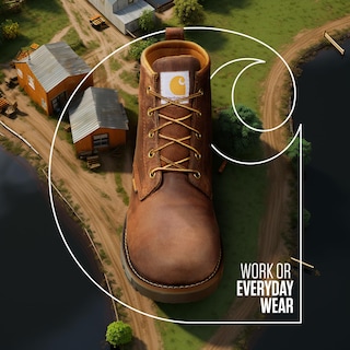 Foto 2 | Botas De Trabajo Carhartt Millbrook Con Cuña Impermeables Para Hombre - Venta Internacional.