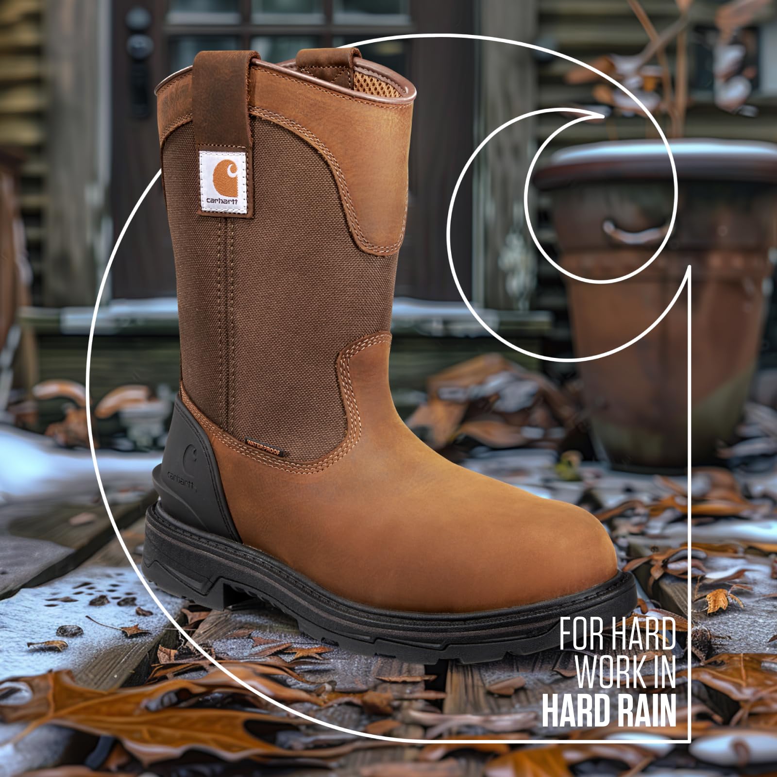 Foto 3 pulgar | Botas De Trabajo Carhartt Ironwood Impermeables Para Hombre De 11 Pulgadas - Venta Internacional.
