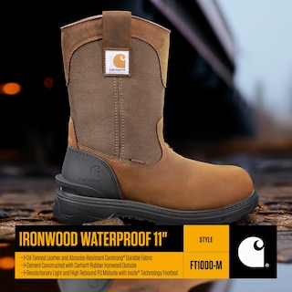 Foto 4 | Botas De Trabajo Carhartt Ironwood Impermeables Para Hombre De 11 Pulgadas - Venta Internacional.