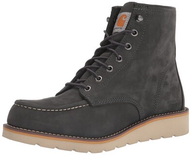 Foto 1 | Boot Carhartt Para Mujer, 6 Moc, Punta Blanda, Cuña, Tobillo, Gris Oscuro - Venta Internacional.