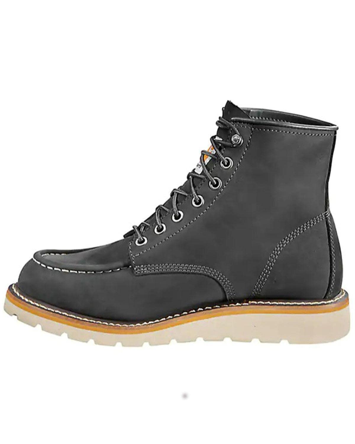 Foto 5 pulgar | Boot Carhartt Para Mujer, 6 Moc, Punta Blanda, Cuña, Tobillo, Gris Oscuro - Venta Internacional.