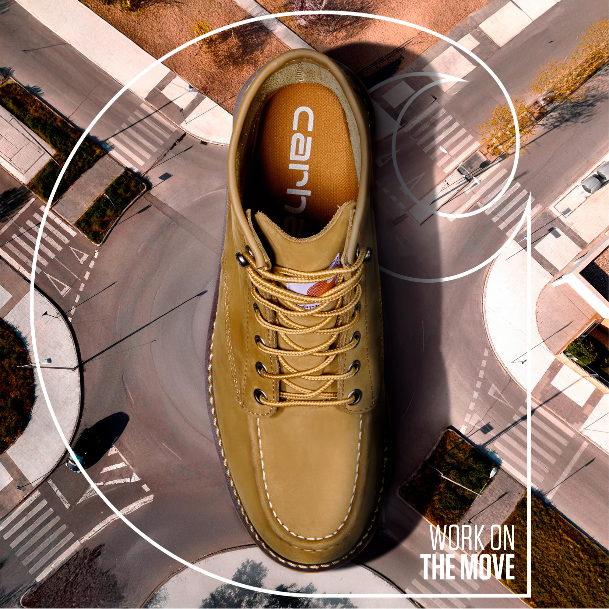 Foto 3 pulgar | Boot Carhartt, Piel Nobuc De Coyote, 6 Moc, Puntera, Cuña, Para Hombre - Venta Internacional.