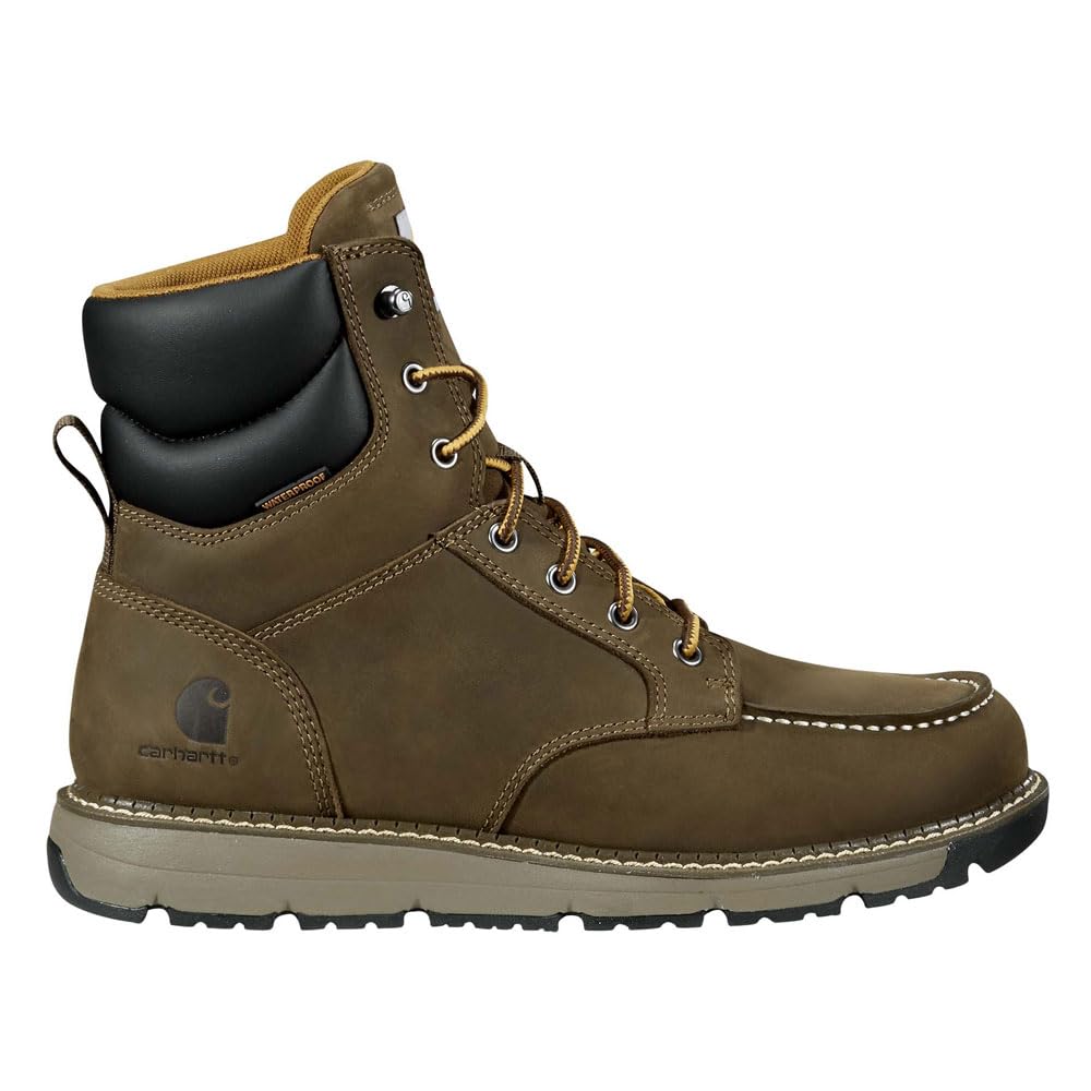 Bota De Trabajo Carhartt Millbrook 6, Impermeable, Con Punta Nanométrica, Cuña, Para Hombre - Venta Internacional.