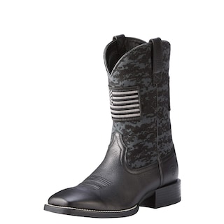 Foto 1 | Bota Vaquera Ariat Sport Patriot Black Deertan/black Camo Print - Venta Internacional.
