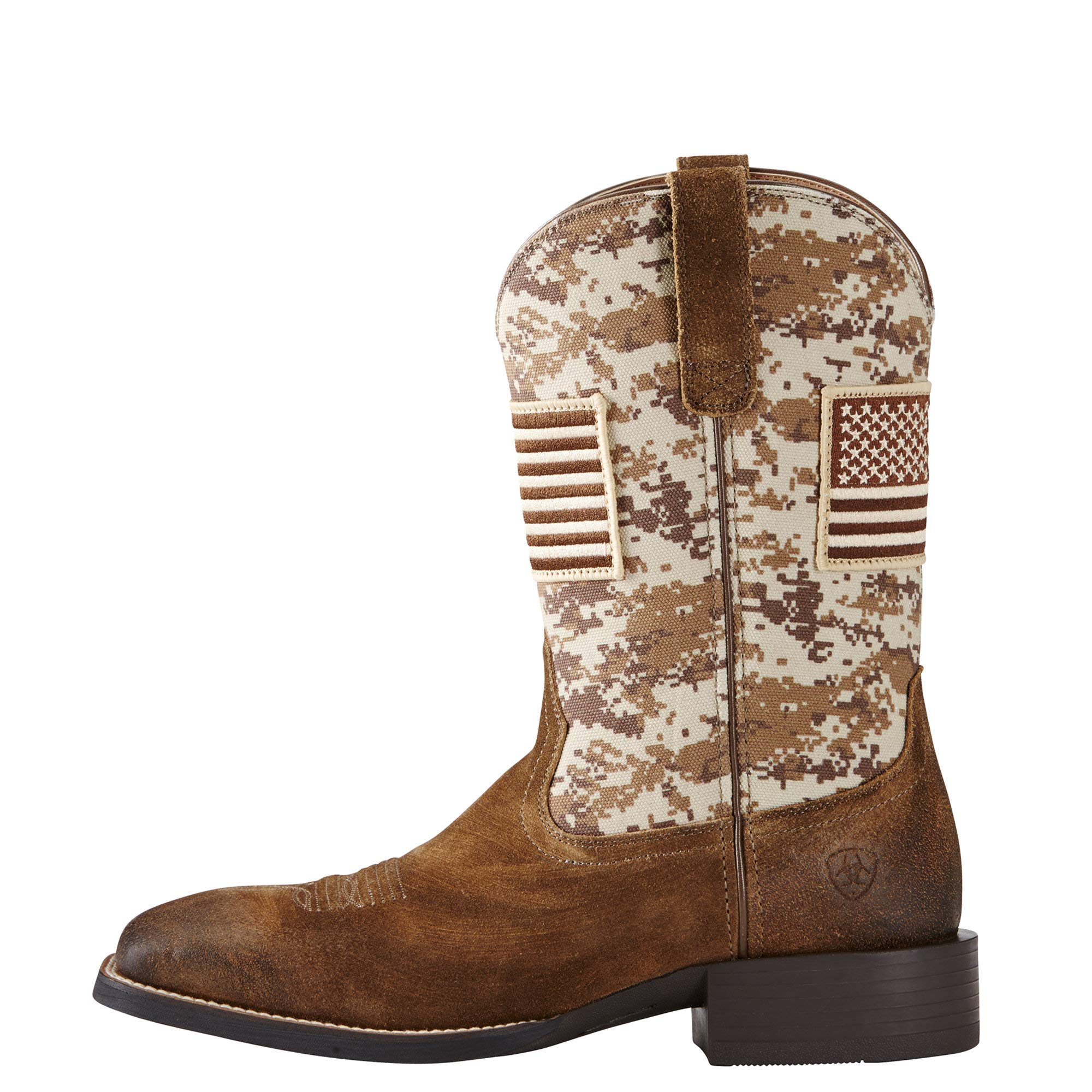 Foto 3 pulgar | Bota Vaquera Ariat Sport Patriot Black Deertan/black Camo Print - Venta Internacional.
