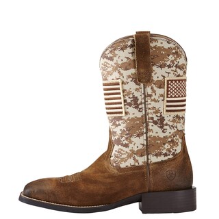 Foto 2 | Bota Vaquera Ariat Sport Patriot Black Deertan/black Camo Print - Venta Internacional.
