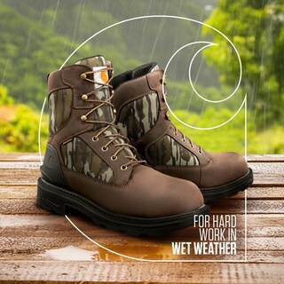 Foto 2 | Botas De Trabajo Carhartt Ironwood Impermeables Para Hombre, Color Marrón Oscuro - Venta Internacional.
