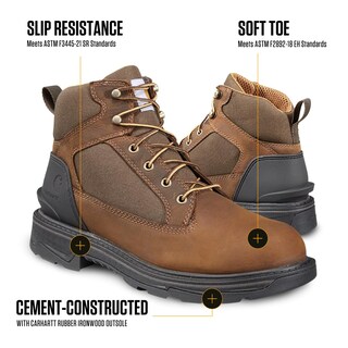 Foto 3 | Botas De Trabajo Carhartt Ironwood Impermeables Para Hombre 8.5 Us - Venta Internacional.