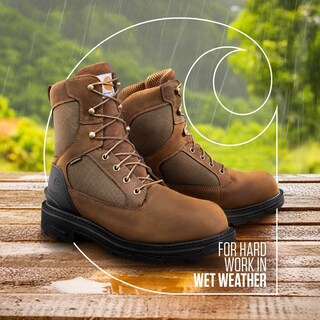 Foto 2 | Botas De Trabajo Carhartt Ironwood Impermeables Para Hombre, Color Marrón, 10 M - Venta Internacional.
