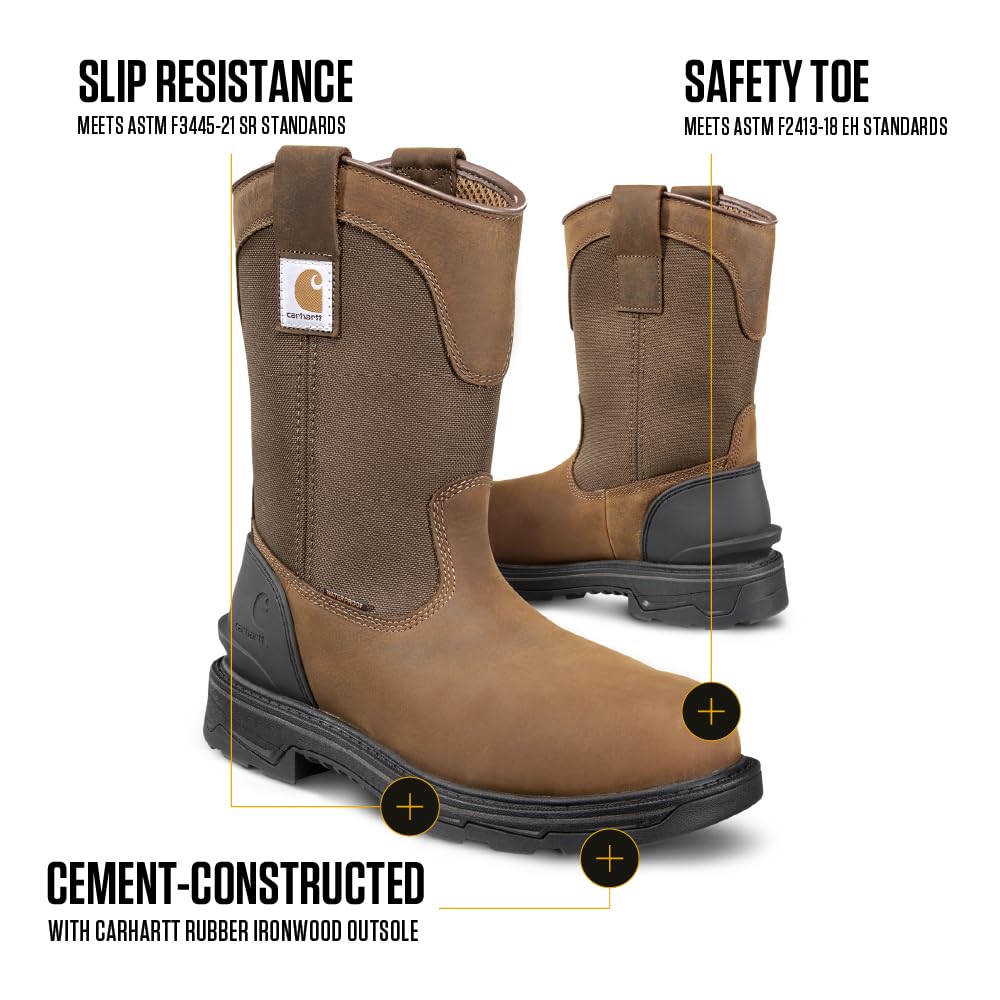 Foto 4 pulgar | Botas De Trabajo Carhartt Ironwood Con Puntera De Seguridad Impermeables Para Hombre - Venta Internacional.