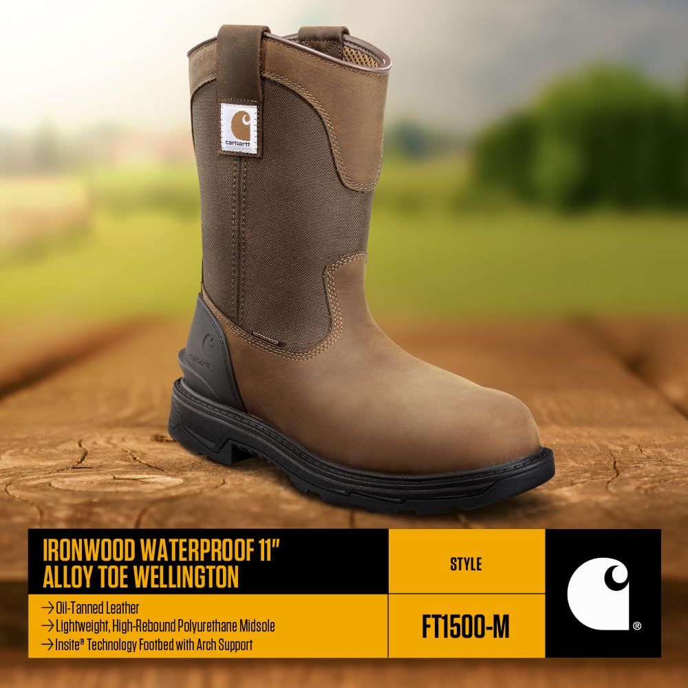 Foto 5 pulgar | Botas De Trabajo Carhartt Ironwood Con Puntera De Seguridad Impermeables Para Hombre - Venta Internacional.