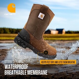 Foto 5 | Botas De Trabajo Carhartt Ironwood Con Puntera De Seguridad Impermeables Para Hombre - Venta Internacional.