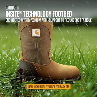 Foto 6 | Botas De Trabajo Carhartt Ironwood Con Puntera De Seguridad Impermeables Para Hombre - Venta Internacional.