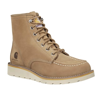Foto 1 | Bota Carhartt Para Mujer, 6 Moc, Puntera, Cuña, Tobillo, Coyote, Nubuck - Venta Internacional.
