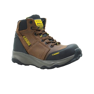 Foto 1 | Bota Outdoor Para Hombre Piel Café Suela Antiderrapante Cafe