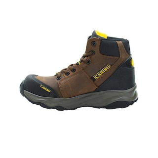 Foto 2 | Bota Outdoor Para Hombre Piel Café Suela Antiderrapante Cafe