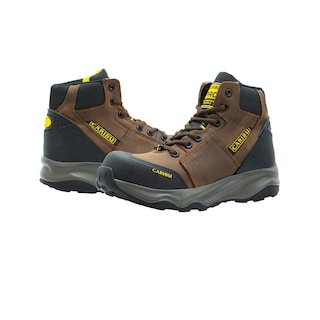 Foto 5 | Bota Outdoor Para Hombre Piel Café Suela Antiderrapante Cafe