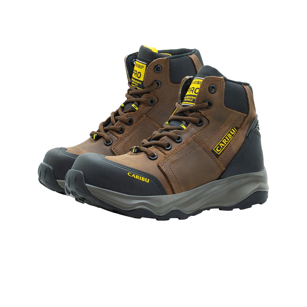 Foto 7 pulgar | Bota Outdoor Para Hombre Piel Café Suela Antiderrapante Cafe