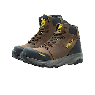 Foto 6 | Bota Outdoor Para Hombre Piel Café Suela Antiderrapante Cafe