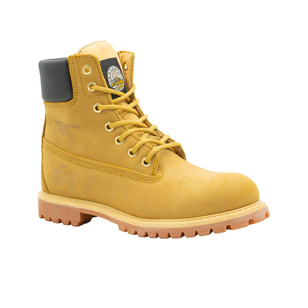 Foto 2 pulgar | Bota Outdoor Para Hombre Piel Caribu  Nobuck Paja 25-29 Beige