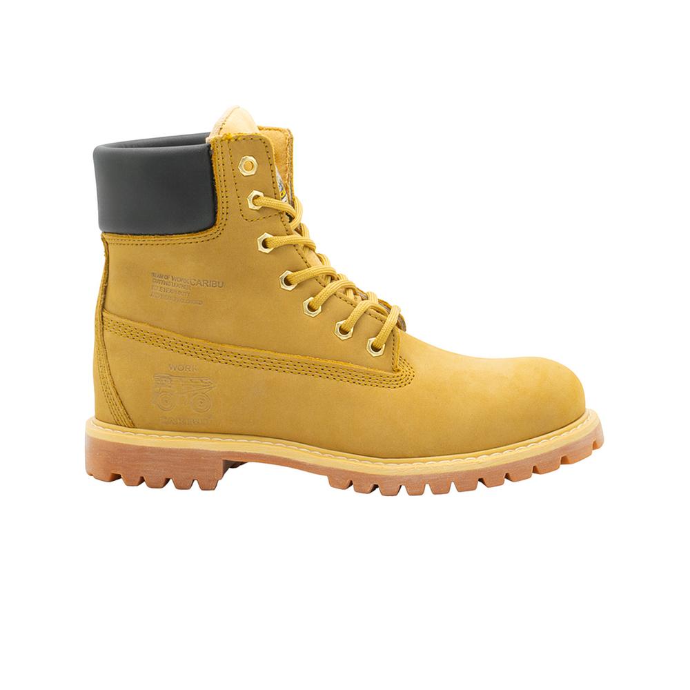 Foto 4 pulgar | Bota Outdoor Para Hombre Piel Caribu  Nobuck Paja 25-29 Beige